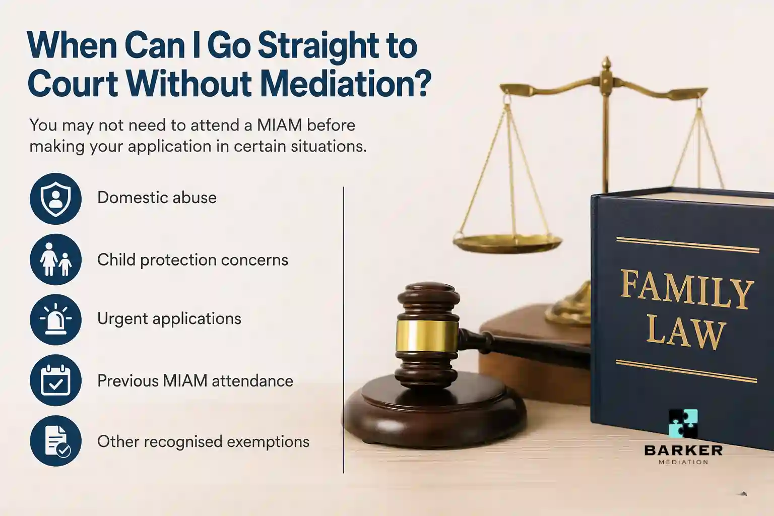 When Can I Go Straight to Court Without Mediation Cornwall?